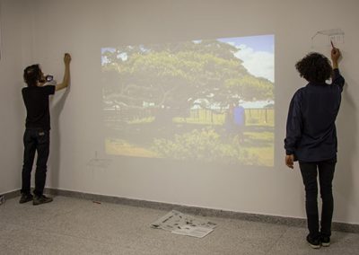 Participação dos alunos do curso de Artes Visuais - Guilherme Nader e Vinícius Rodrigues