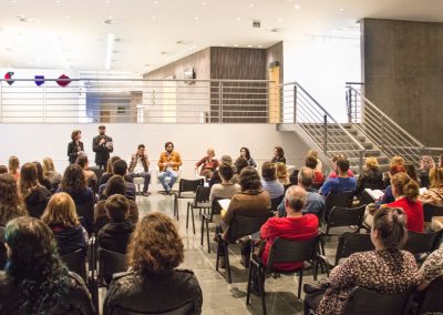 Travessia: O Mesmo e o Outro - Curadoria de Lurdi Blauth - Walter Karwatzki, Edson Gandolfi, Sabrina Esmeris, CArmen Salazar, Rosana Almendares e Lurdi Blauth. Apresentação - Anderson Luiz de Souza e Laura Ribeiro Ruenda (Foto Cassio Maffazzioli)