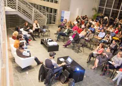 Travessia: O Mesmo e o Outro - Curadoria de Lurdi Blauth - Walter Karwatzki, Edson Gandolfi, Sabrina Esmeris, CArmen Salazar, Rosana Almendares e Lurdi Blauth. Apresentação - Anderson Luiz de Souza e Laura Ribeiro Ruenda (Foto Cassio Maffazzioli)