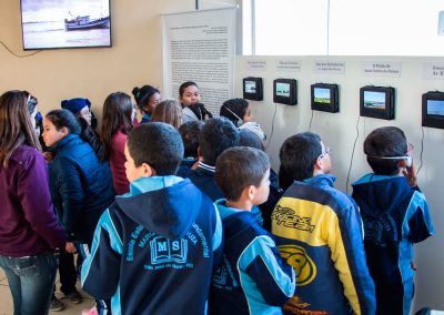 Exposição Projeto Maravilhas - Hidroviária de São José do Norte Visita de alunos da rede municipal