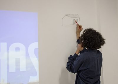 Participação dos alunos do curso de Artes Visuais -  Vinícius Rodrigues