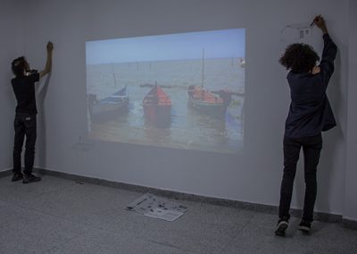 Participação dos alunos do curso de Artes Visuais - Guilherme Nader e Vinícius Rodrigues