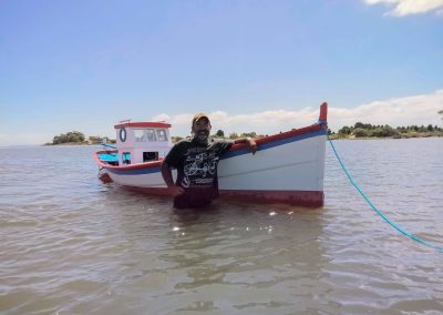 Lagoa dos Patos - São José do Norte - O Barco e o Renato